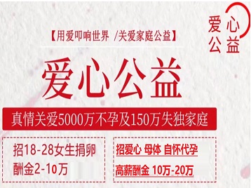 尚志捐卵助孕生子 爱心志愿者招募